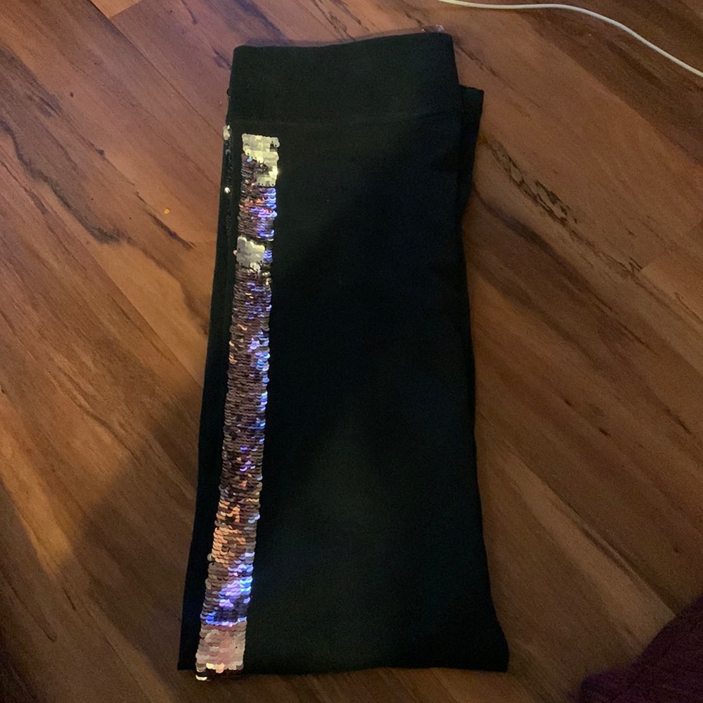 Victoria’s Secret Pink Bling panel yoga pants